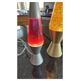 two lava lamps