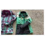 Northface extra small ski jacket along with  ORAGE brand ski jacket