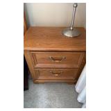 Oak style nightstand by Thomasville