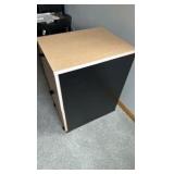 two drawer veneer file cabinet