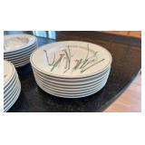 Metro sketchbook Mikasa Dishes with Wildflowers on them designed by  Bob Van Alan