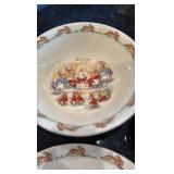 Royal Dalton Bunnykins babyset with plate with bowl and cup