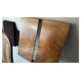 Drexel Heritage dining table with six chairs and pads and extra leaves
