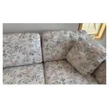 floral designed sofa