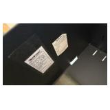 Steelcase two drawer file cabinet with lock and