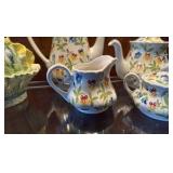 Victorian Garden designed by Hardy Amie’s coffee and tea service along with a San Marco garden style candy container