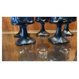 Noritake Spotlight Blue goblets