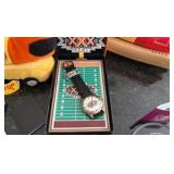 Oscar Mayer product advertisement and 1997 Super Bowl watches