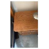 Oak style nightstand by Thomasville