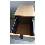 two drawer veneer file cabinet