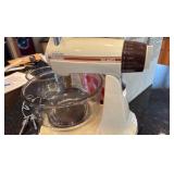 Sun beam Deluxe master mixer with dough hooks plus a GE electric slicing knife