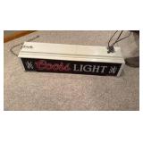Vintage Coors Light Advertising Pool Table light fixture