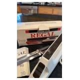 Rival blender, Regal electric knife, and Brawn coffee maker