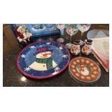 wintery and snowman entertaining collection