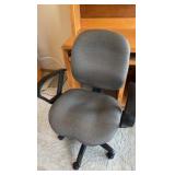All functioning oak computer desk and chair with lots of storage