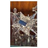 Vintage Tuscany Brand Christmas tree and other beautiful crystal pieces