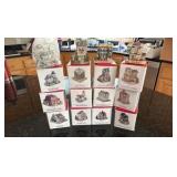 The Americana figurine collection along with the pewter collection in boxes