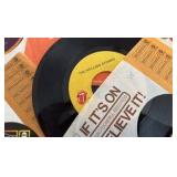 45 records including the Rolling Stones and other great artists