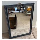 Drexel bed, steps or table topper along with a wonderful Antique mirror