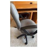 All functioning oak computer desk and chair with lots of storage