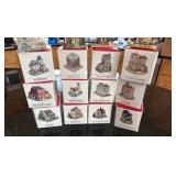 The Americana figurine collection along with the pewter collection in boxes