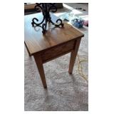 handmade oak table by A. A. LAUN in Keil, Wisconsin.