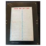 Mattel Cars in Case