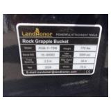 Landhoner Skid Steer Rock Grapple 72'