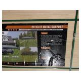 Landhoner Metal Car Port 21' x 13'