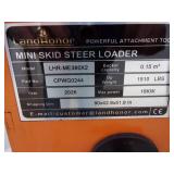 Landhoner Mini Skid Steer Loader ME380