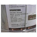 Landhoner Galvanized Fencing 48'