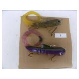 (2) Musky Lures – Bull Dawgs (Large)