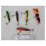 (5) Musky Lures – Topwater