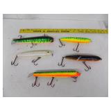 (5) Musky Lures – Jerk Bait