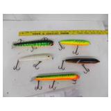 (5) Musky Lures – Jerk Bait