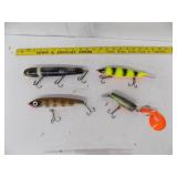 (4) Musky Lures