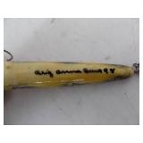 Vintage 8' Amma Bama Collector Musky Lure –1998 – Bill Looney – Hand‑Crafted Wooden Glide Bait