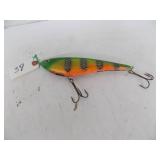Vintage 8' Amma Bama Collector Musky Lure – Vintage 2000 – Bill Looney – Hand‑Crafted