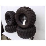 (4) Golf Cart Wheels & Tires