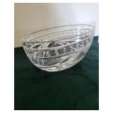 Crystal Cut Glass Bowls - Starburst Pattern