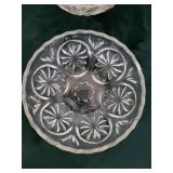Crystal Cut Glass Bowls - Assorted Patterned Dessert Bowls Set