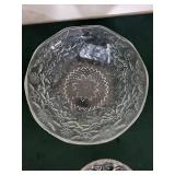 Crystal Cut Glass Bowls - Assorted Patterned Dessert Bowls Set