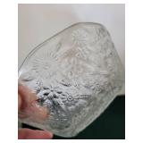Crystal Cut Glass Bowls - Assorted Patterned Dessert Bowls Set