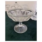 Crystal Five-Arm Candelabrum with Diamond-Cut Facets