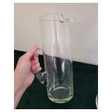 Three-Piece Clear Glass Decanter Set with Stopper