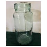 Vintage Glass Canister Jars with Lids (Lot of 3)