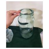 Vintage Glass Canister Jars with Lids (Lot of 3)