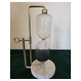 Hourglass - Centerpiece with Marble Base
