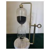 Hourglass - Centerpiece with Marble Base