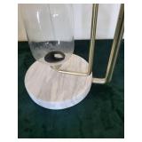 Hourglass - Centerpiece with Marble Base